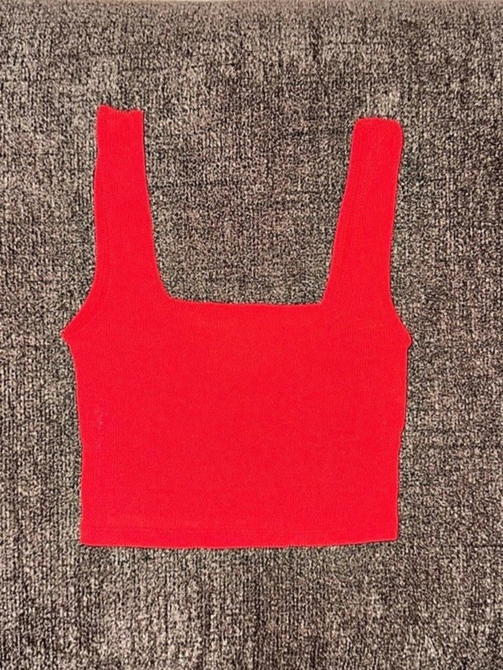 SHEIN Red Crop Tank Top Like New